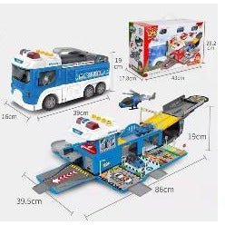 Fire Rescue Vehicle Playset With Light Sound And Music 2 in 1 - ToyTime