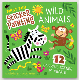 First Fun Sticker Painting wild animals - ToyTime