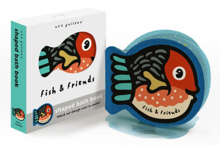 Fish and friends shaped Bath book - ToyTime