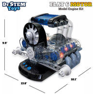Flat 6 Motor Model Engine Kit - ToyTime