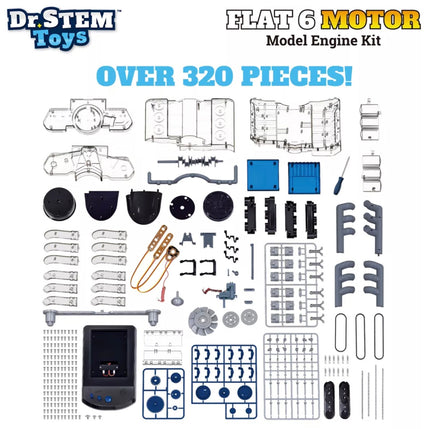 Flat 6 Motor Model Engine Kit - ToyTime