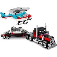 Flatbed truck with helicopter 31146 - ToyTime