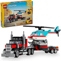 Flatbed truck with helicopter 31146 - ToyTime