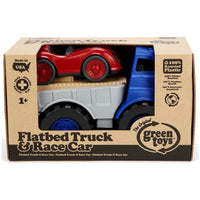 Flatbed w/Red Race Car - ToyTime