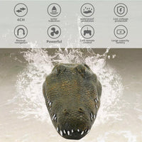 Flytec V002 2in1 Simulation Remote Control Alligator Head Motion Crocodile RC Boat - ToyTime