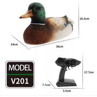 Flytec V201 Summer Water Playing Toy 2.4GHz RC Duck - ToyTime