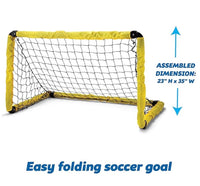 Fold And Go Soccer Goal Set - ToyTime