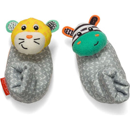 Foot Rattles - Zebra/Tiger - ToyTime