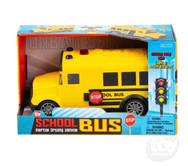 Friction Bus With Lights And Sound 8 inch - ToyTime