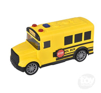 Friction Bus With Lights And Sound 8 inch - ToyTime