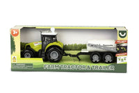 Friction Tractor & Trailer with Lights & Sound - ToyTime