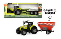 Friction Tractor & Trailer with Lights & Sound - ToyTime