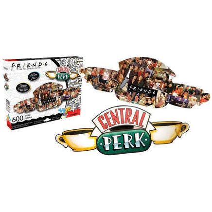 Friends Central Perk 600 Pc Two Sided Shaped Puzzle - ToyTime