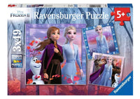 Frozen The Journey Starts 3 x 49pc Puzzle - ToyTime