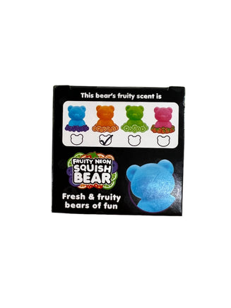 Fruity Neon Squish Bear - ToyTime