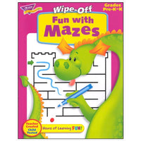 Fun With Mazes Wipe Off Book - ToyTime