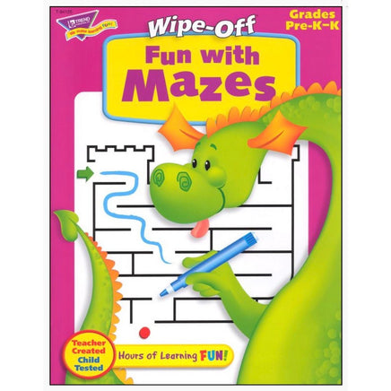 Fun With Mazes Wipe Off Book - ToyTime