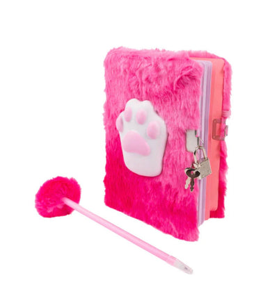 Furry Friends Squishy Journal, Cat Assorted - ToyTime