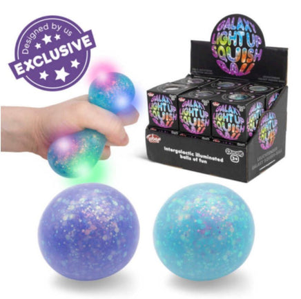 Galaxy Light Up Squish Ball - ToyTime