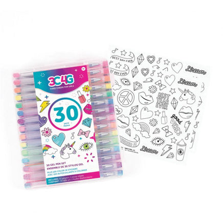 Gel Pen Set 30ct - ToyTime