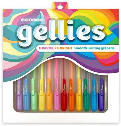Gellies Smooth Writing Gel Pens 12 CT - ToyTime