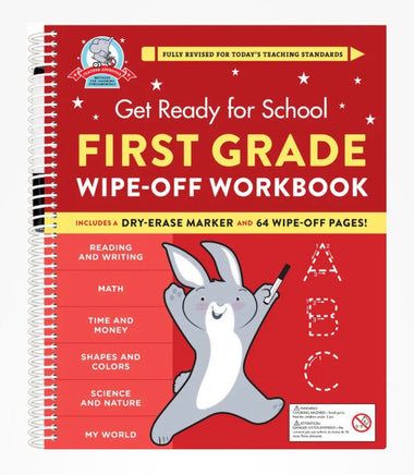 Get Ready for School: First Grade Wipe - Off - ToyTime