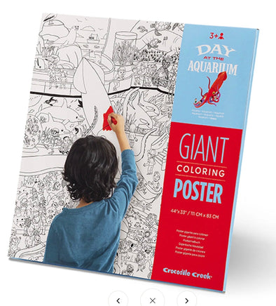 Giant Coloring Poster Aquarium - ToyTime