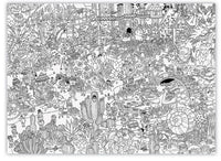 Giant coloring Poster Garden - ToyTime