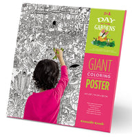 Giant coloring Poster Garden - ToyTime