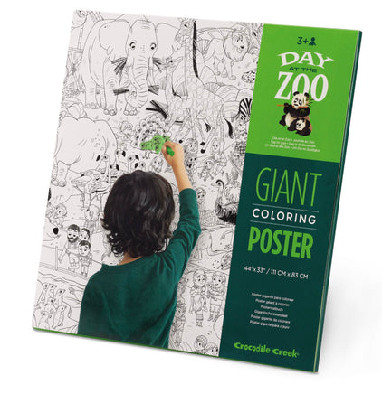 Giant Coloring Poster Zoo - ToyTime