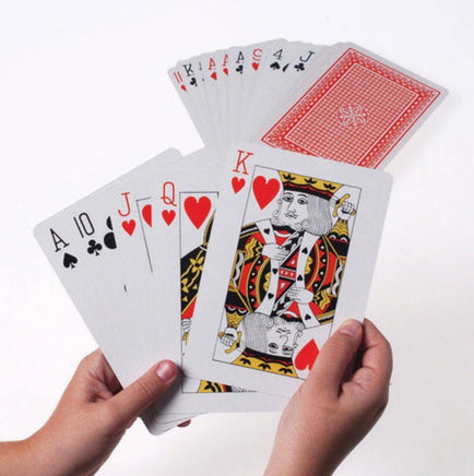 Giant Playing Cards 5 x 7 Inch - ToyTime
