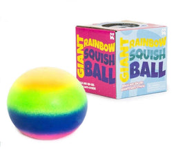 Giant Rainbow Squish Ball 4" - ToyTime