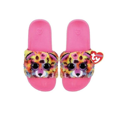 Giselle Leopard Slippers slides Small - ToyTime