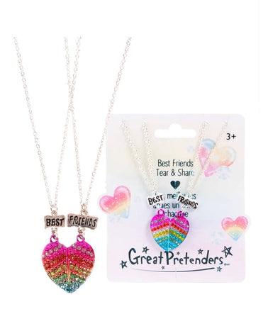 Glamour Gals Tear & Share Necklaces 2pc Set - ToyTime