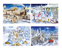Glitter and Gold 4 pack 500pc Jigsaw Puzzles - ToyTime