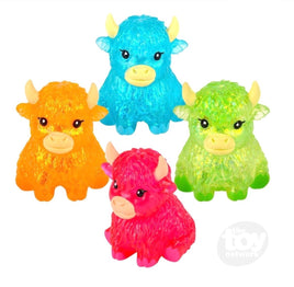 Glitter Sugar Highland Cow 3 inch - ToyTime