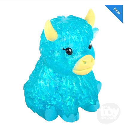 Glitter Sugar Highland Cow 3 inch - ToyTime