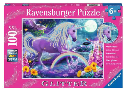 Glitter Unicorn 100pc Puzzle - ToyTime