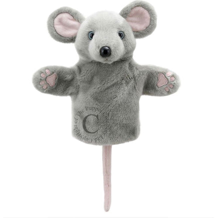 Glove Puppet Mouse Grey - ToyTime