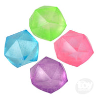 Glow In Dark Sugar Polyhedron Ball 2.25 inch - ToyTime
