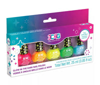 Glow in the Dark 5pk Nail Polish - ToyTime