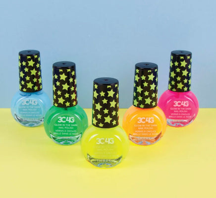 Glow in the Dark 5pk Nail Polish - ToyTime