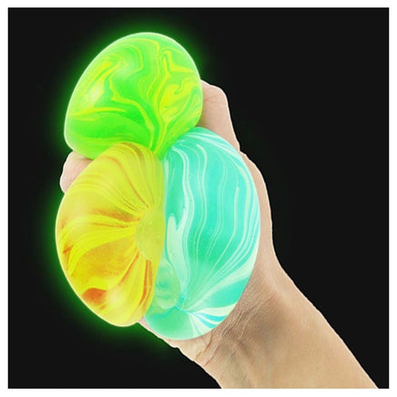 Glow in the dark super Squidge ball - ToyTime