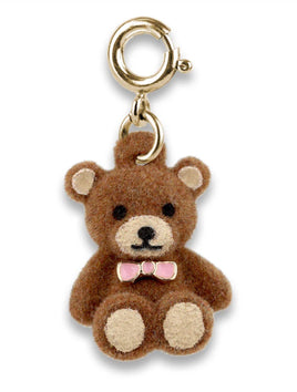 Gold Fuzzy Bear Charm - ToyTime
