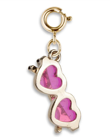Gold Heart Sunglasses Charm - ToyTime