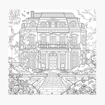 Goth Garden Adult Coloring Book - ToyTime