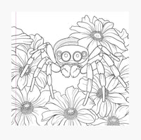Goth Garden Adult Coloring Book - ToyTime