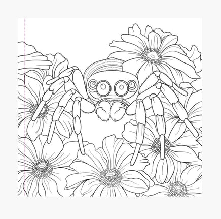 Goth Garden Adult Coloring Book - ToyTime