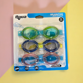 SplashTime Swim Goggles 3-Pack Child