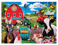 Green Acres Welcoming Committee 300pc EzGrip Puzzle - ToyTime